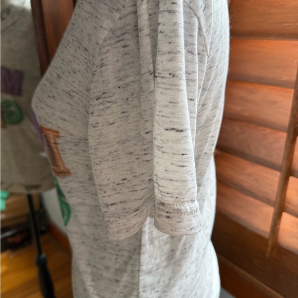 Bella Canvas Light Heather Gray Tee with Black Graphic - Picture 4 of 6